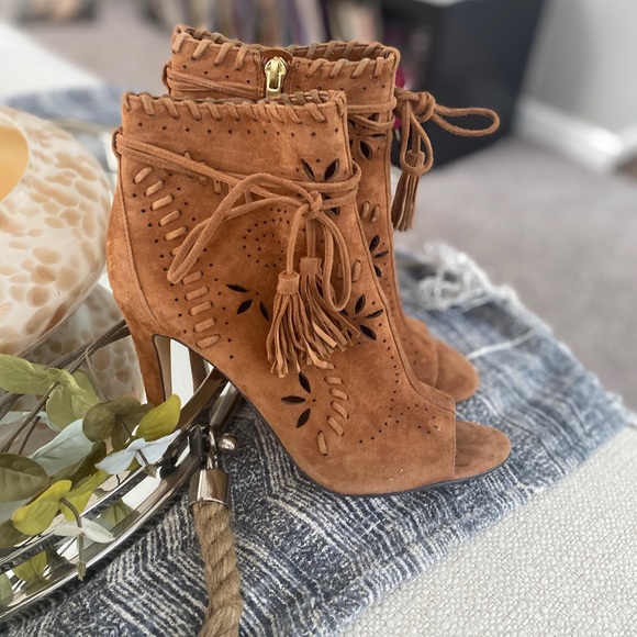 Ivanka Trump Shoes - Ivanka Trump Open Toe Booties